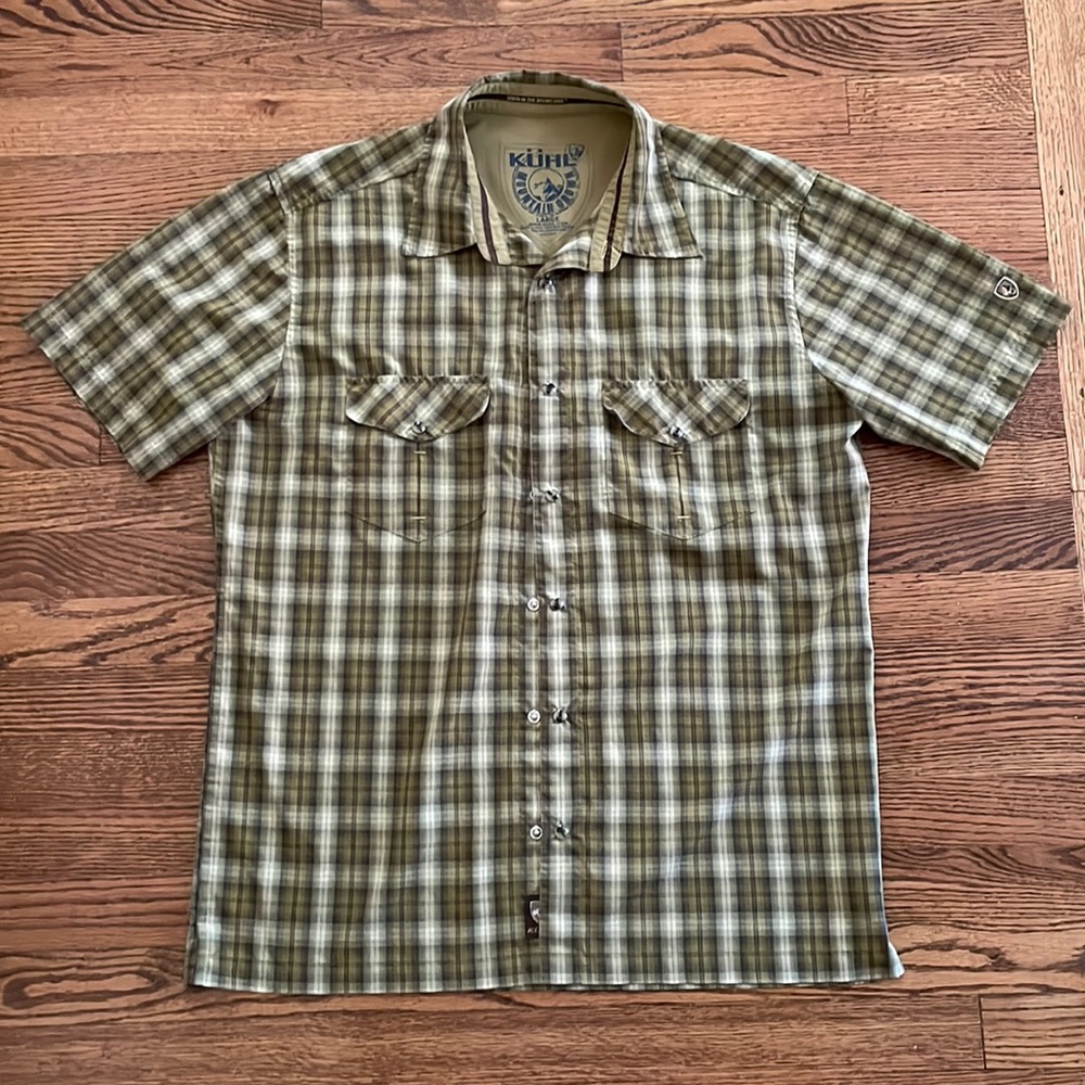 Kuhl Men’s Plaid Button Up Shirt